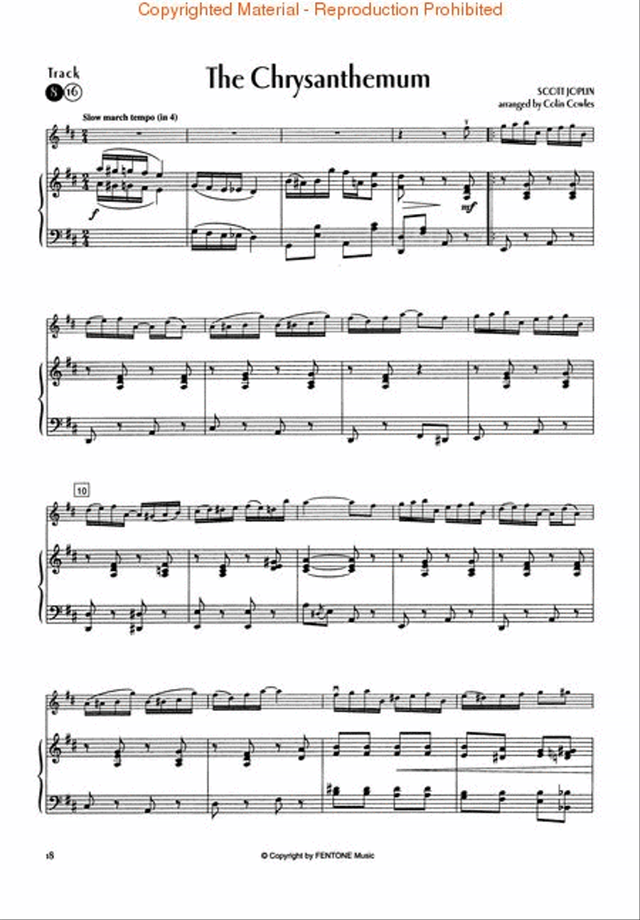 Ragtime Favourites by Scott Joplin Violin scores gallery preview page 4