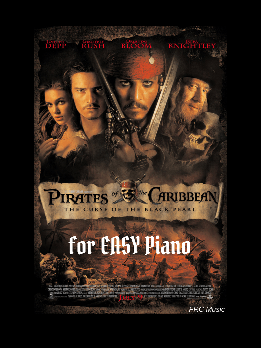 Pirates Of The Caribbean Piano Method scores gallery preview page 1