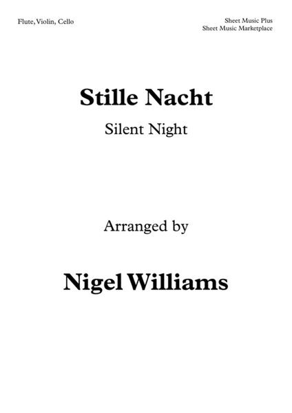 Stille Nacht, for Flute, Violin and Cello image number null