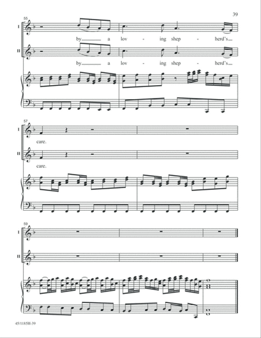Bach for Young Voices 2-Part scores gallery preview page 39