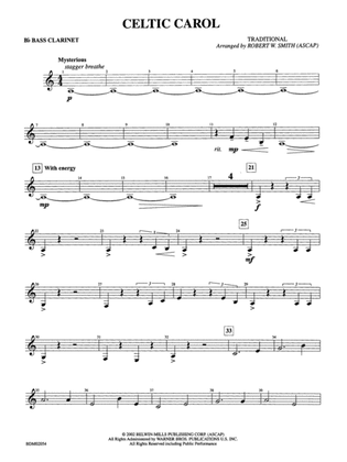 Celtic Carol: B-flat Bass Clarinet