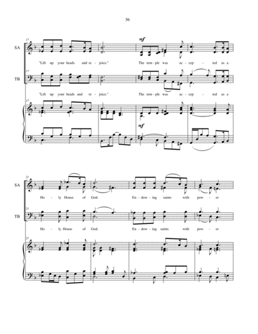 Oh, To Have Been in Kirtland - SATB choir with piano accompaniment image number null