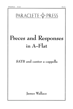 Book cover for Preces and Responses in A-Flat
