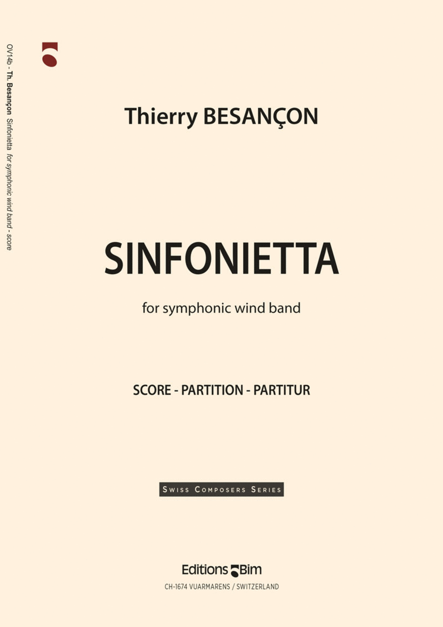 Sinfonietta Concert Band scores gallery preview page 1