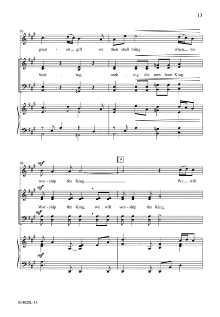 Seeking the King Seeking the King 4-Part scores gallery preview page 14