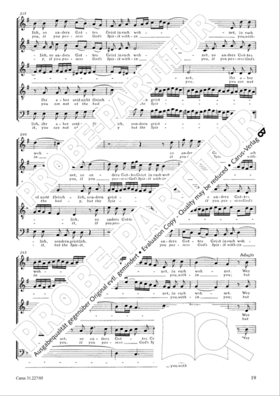 Jesu, my salvation (Jesu, thou my pleasure) SSATB scores gallery preview page 20