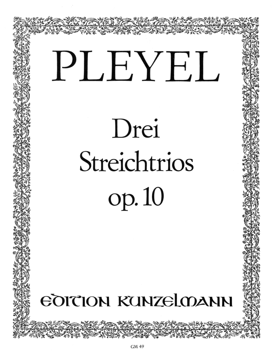 Ignaz Josef Pleyel: Concertante Trios, Op. 10