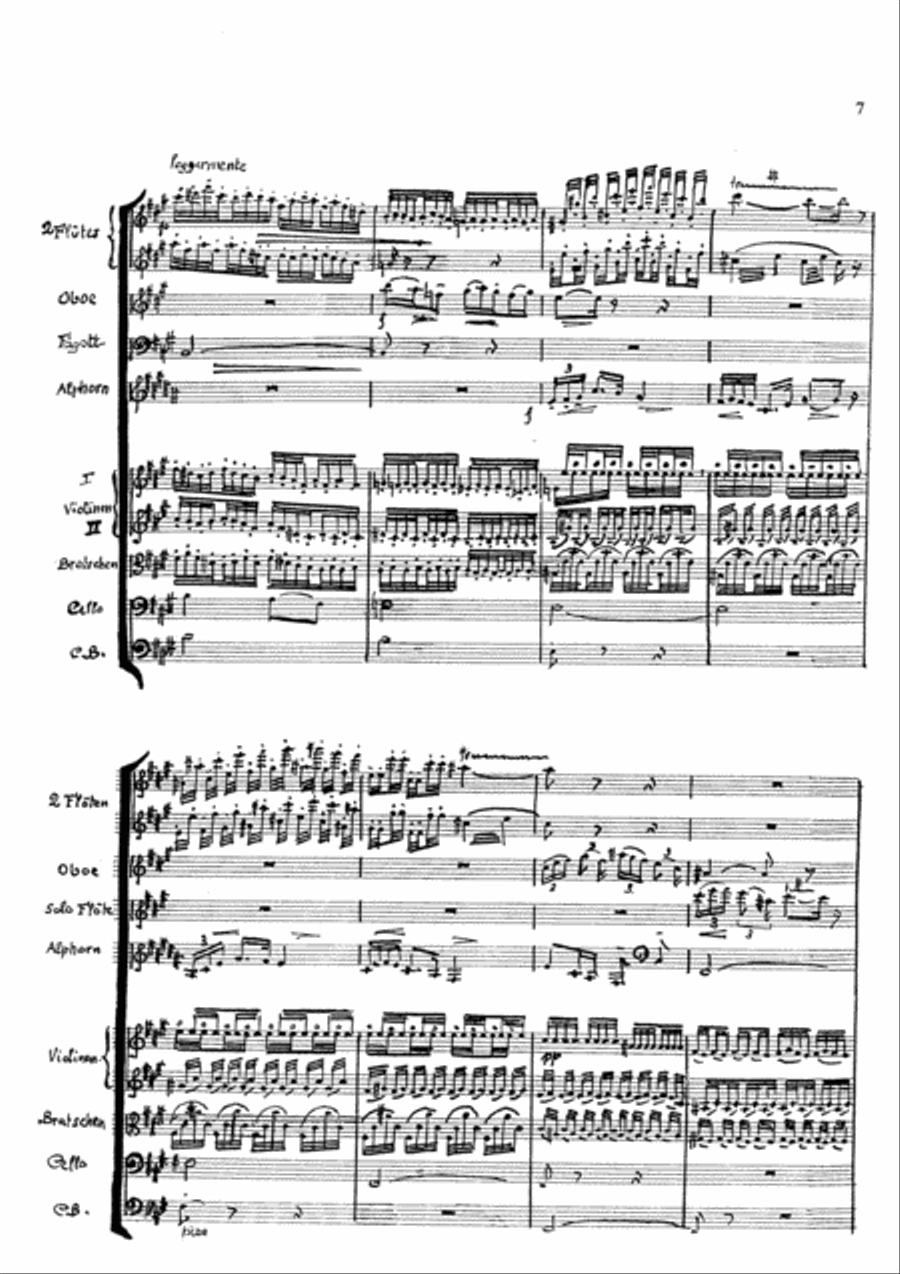 3. Alphorn Concerto Orchestra scores gallery preview page 7