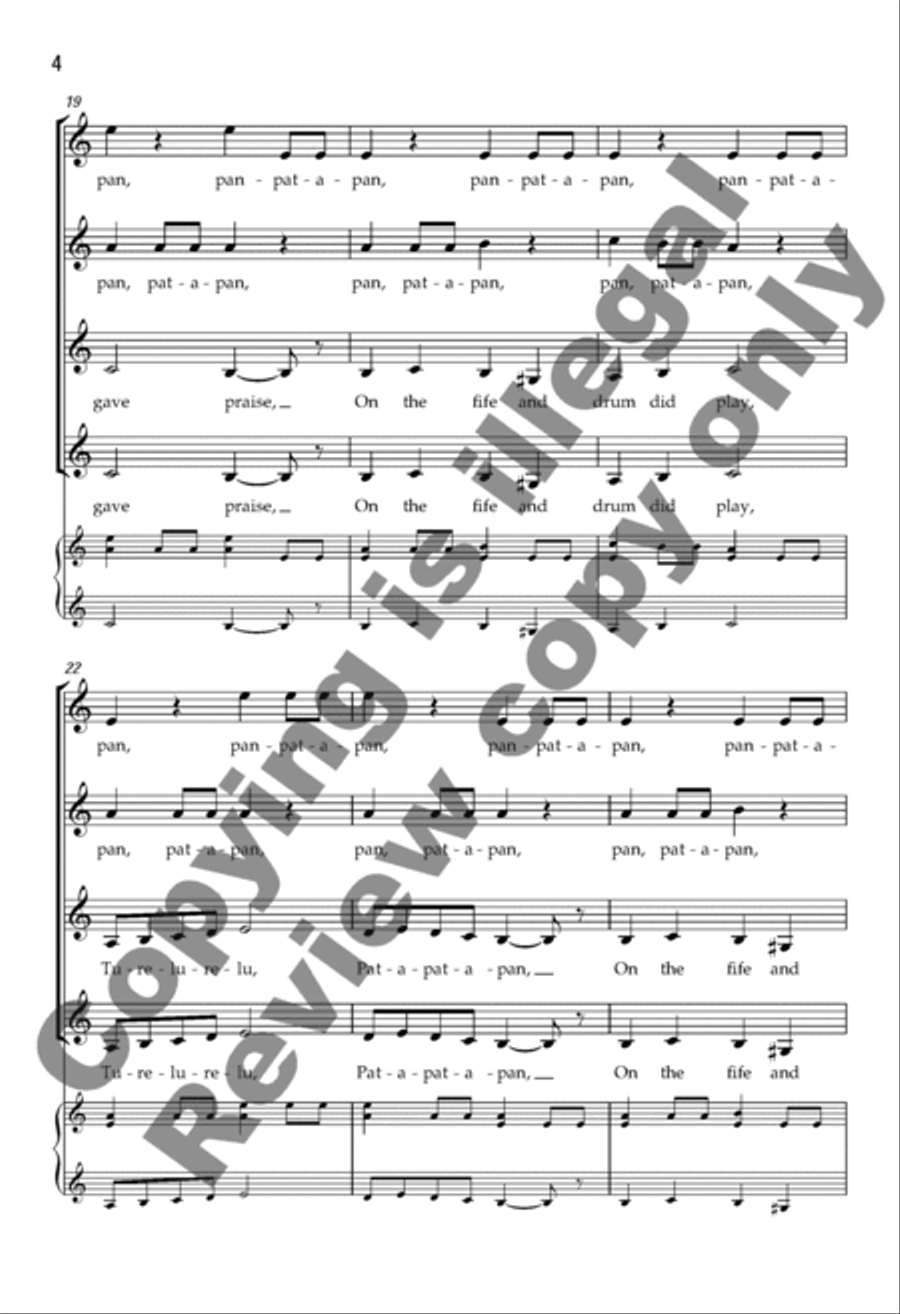 Pat-a-pan Pat-a-pan SSAA scores gallery preview page 17