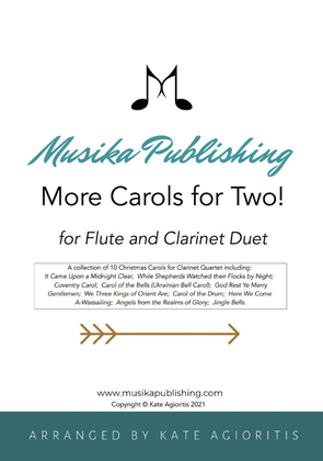 More Carols for Two - Flute and Clarinet Duet
