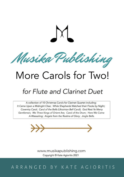 More Carols for Two - Flute and Clarinet Duet image number null