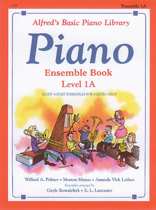 Book cover for Alfred's Basic Piano Course Ensemble Book, Level 1A