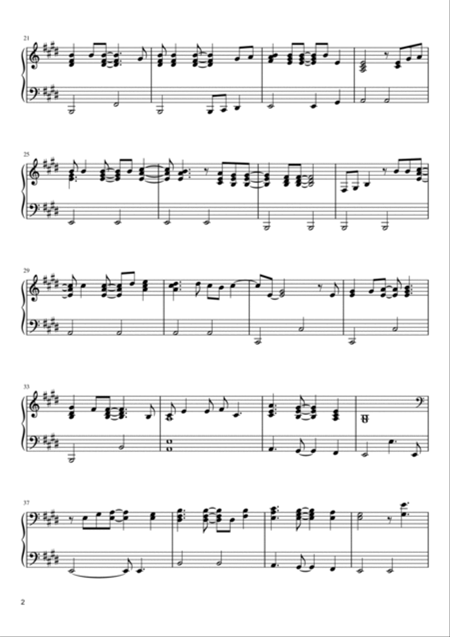 Candle In The Wind Piano Solo scores gallery preview page 2