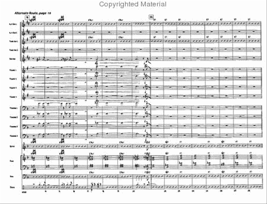 Alternate Route Alternate Route Jazz Ensemble scores gallery preview page 10