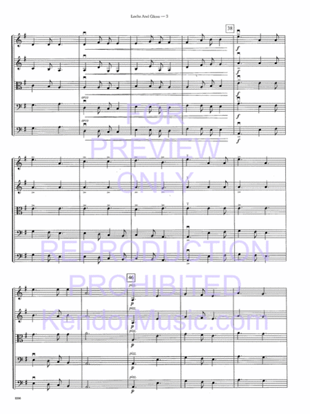 Lochs And Glens (Full Score)