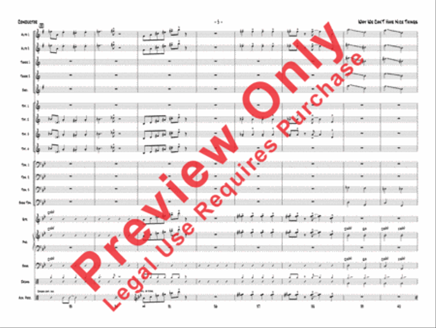 Why We Can't Have Nice Things Jazz Ensemble scores gallery preview page 6