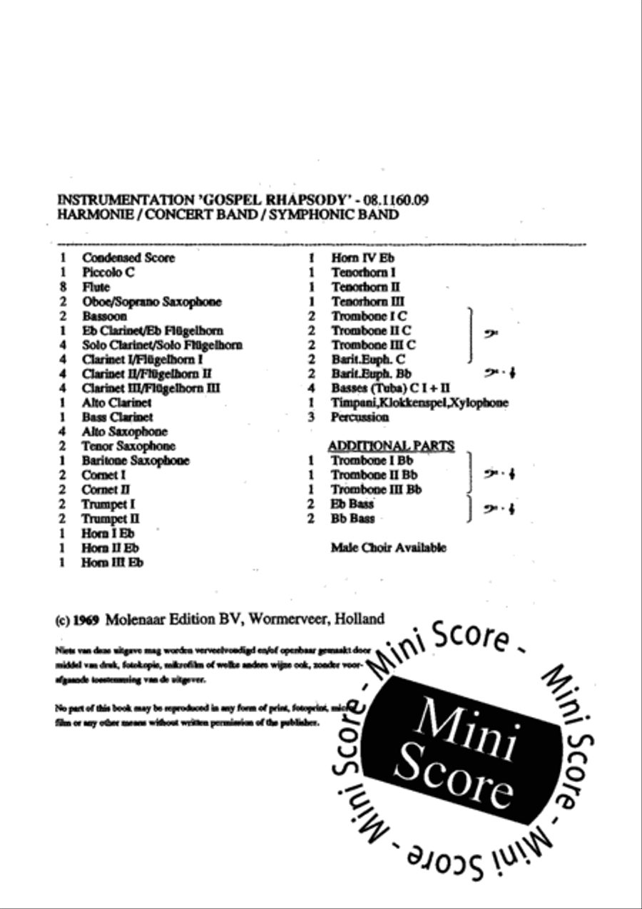 Gospel Rhapsody TTBB scores gallery preview page 4