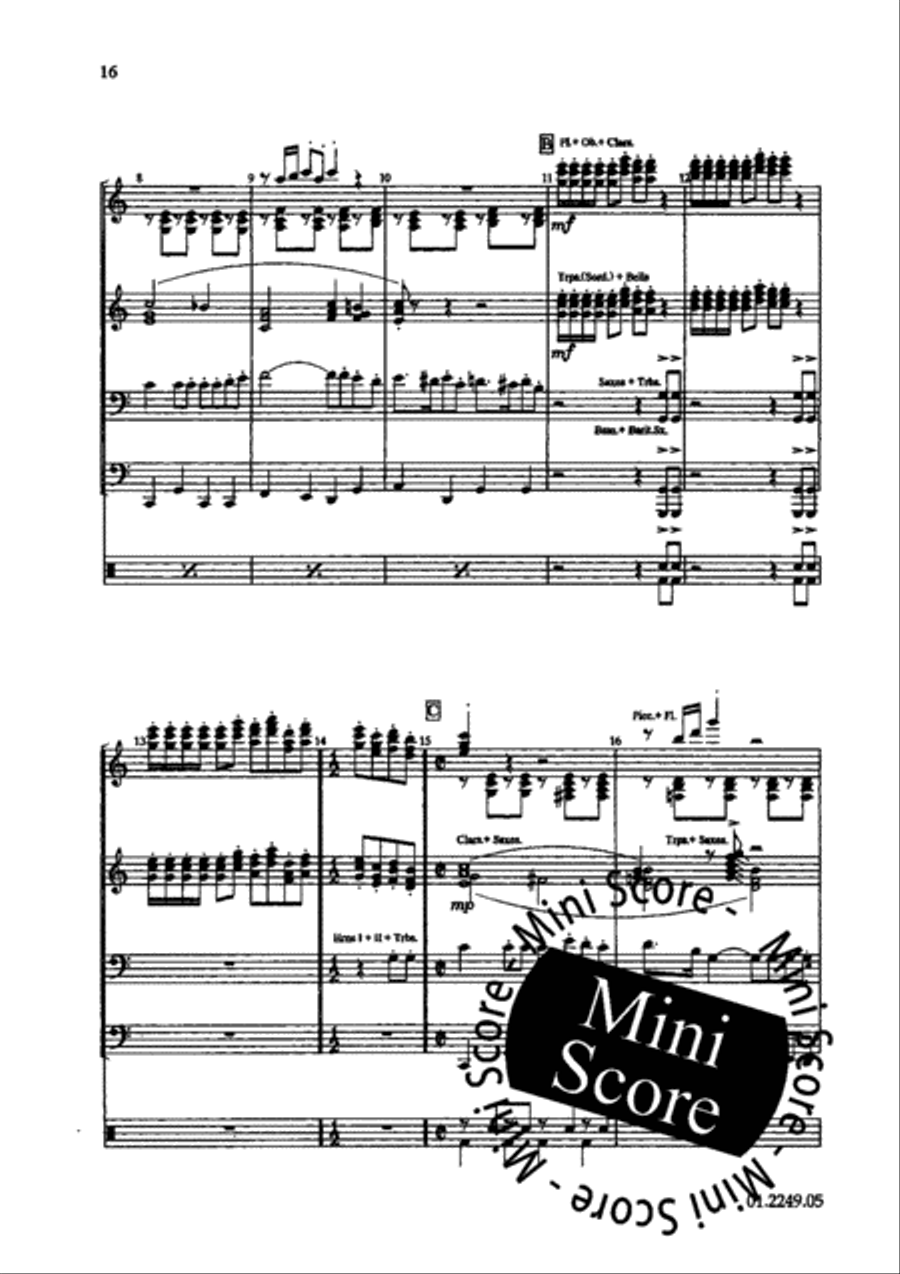 The Yellow Rolls Royce The Yellow Rolls Royce Concert Band scores gallery preview page 22