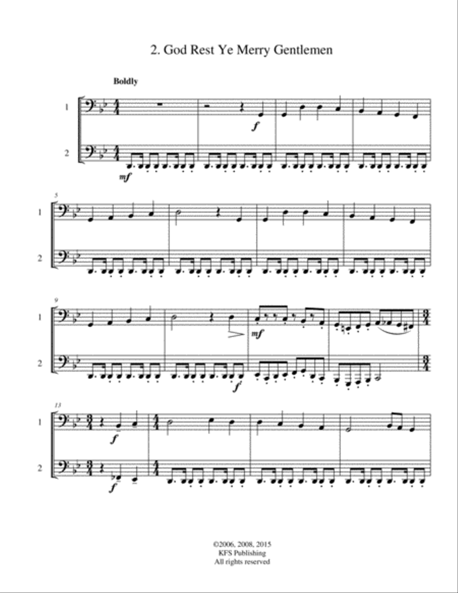 Christmas Duets for Tuba Christmas Duets for Tuba Brass Duet scores gallery preview page 6