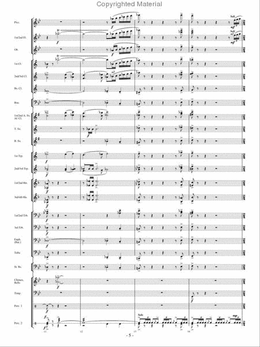 Broad Stripes and Bright Stars Concert Band scores gallery preview page 4