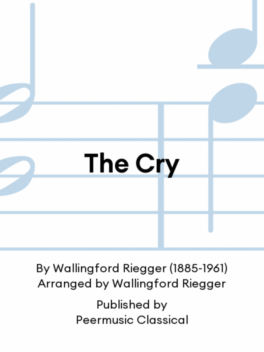 The Cry Chamber Music scores gallery preview page 1