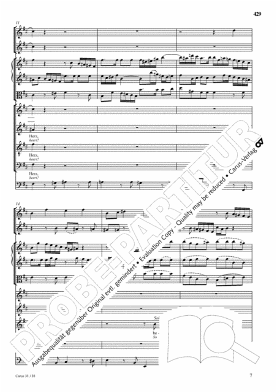 The Complete Sacred Vocal Works (Das geistliche Vokalwerk) Voice scores gallery preview page 430