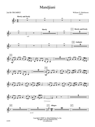 Mandjiani: 2nd B-flat Trumpet