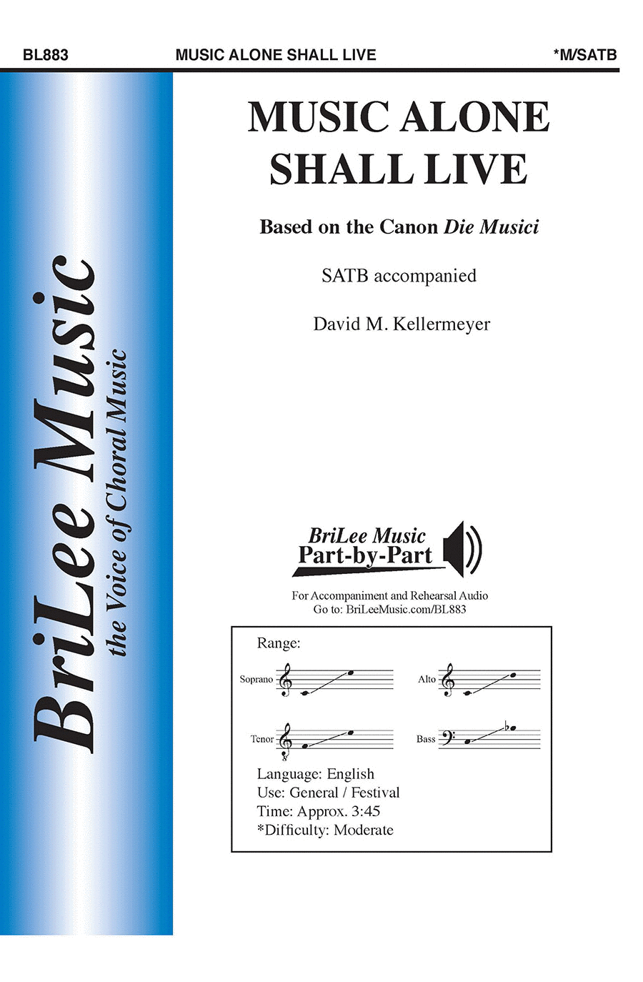 Music Alone Shall Live Music Alone Shall Live 4-Part scores gallery preview page 1
