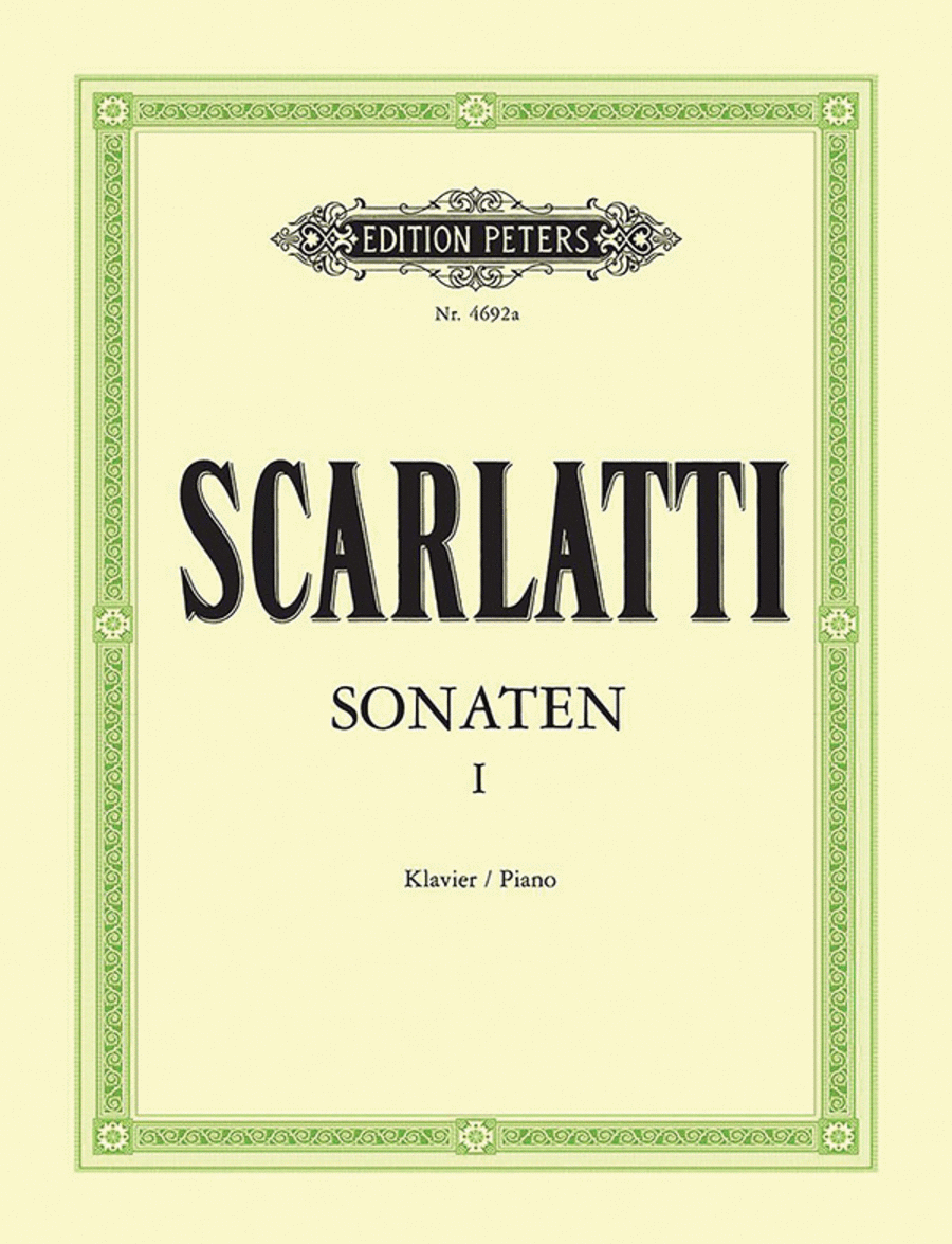 Piano Sonatas in 3 volumes - Volume 1 Harpsichord scores gallery preview page 1