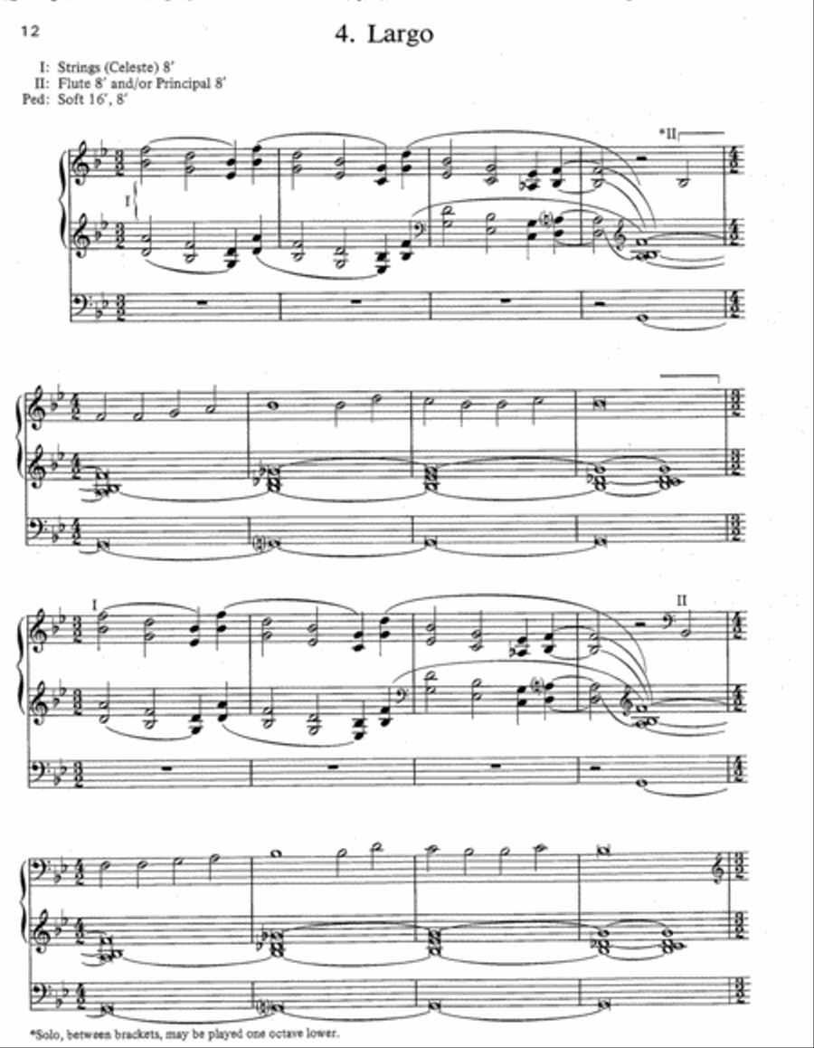 Partita on All Glory, Laud, and Honor Organ scores gallery preview page 5