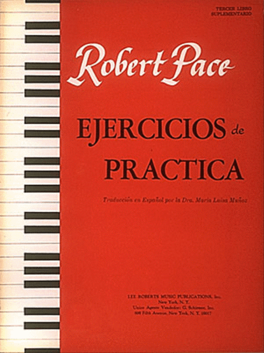 Ejercicios de Practia III Libro Suplementario Spanish Book III Piano Method scores gallery preview page 1