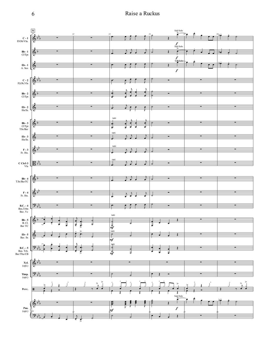 Raise a Ruckus Large Ensemble scores gallery preview page 6