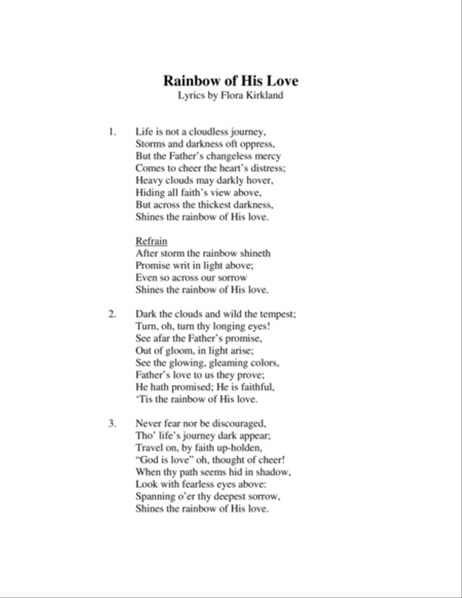 Rainbow of His Love (for String Quartet) String Quartet scores gallery preview page 2