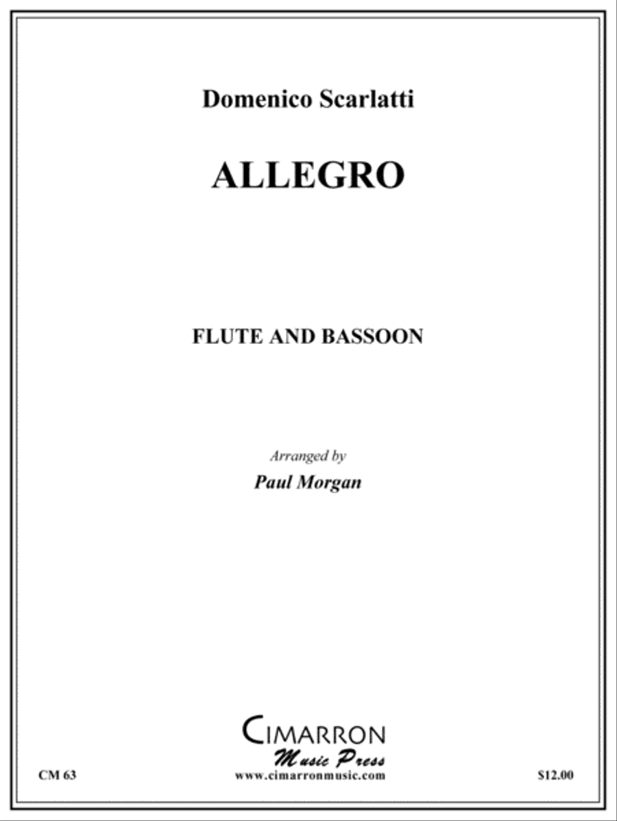 Allegro Bassoon scores gallery preview page 1