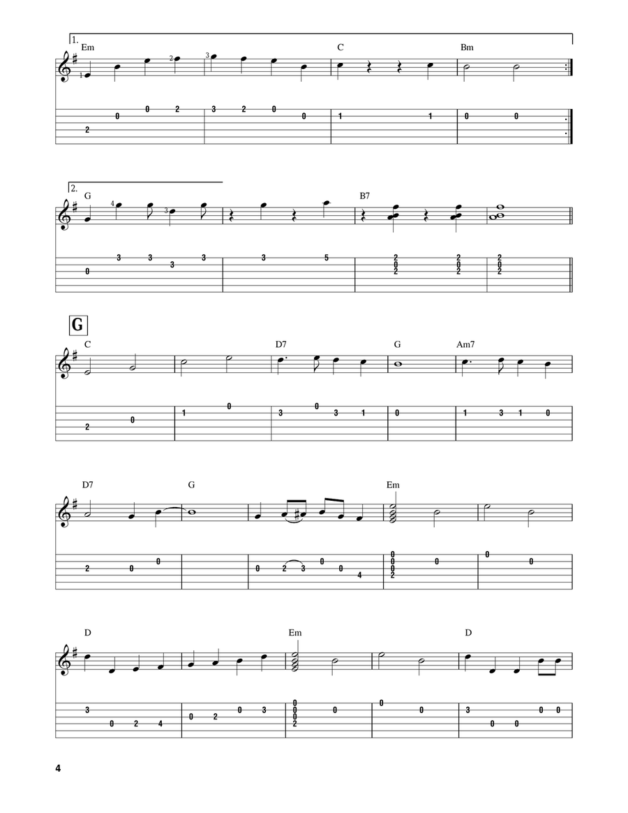 Epilogue Epilogue Acoustic Guitar scores gallery preview page 4