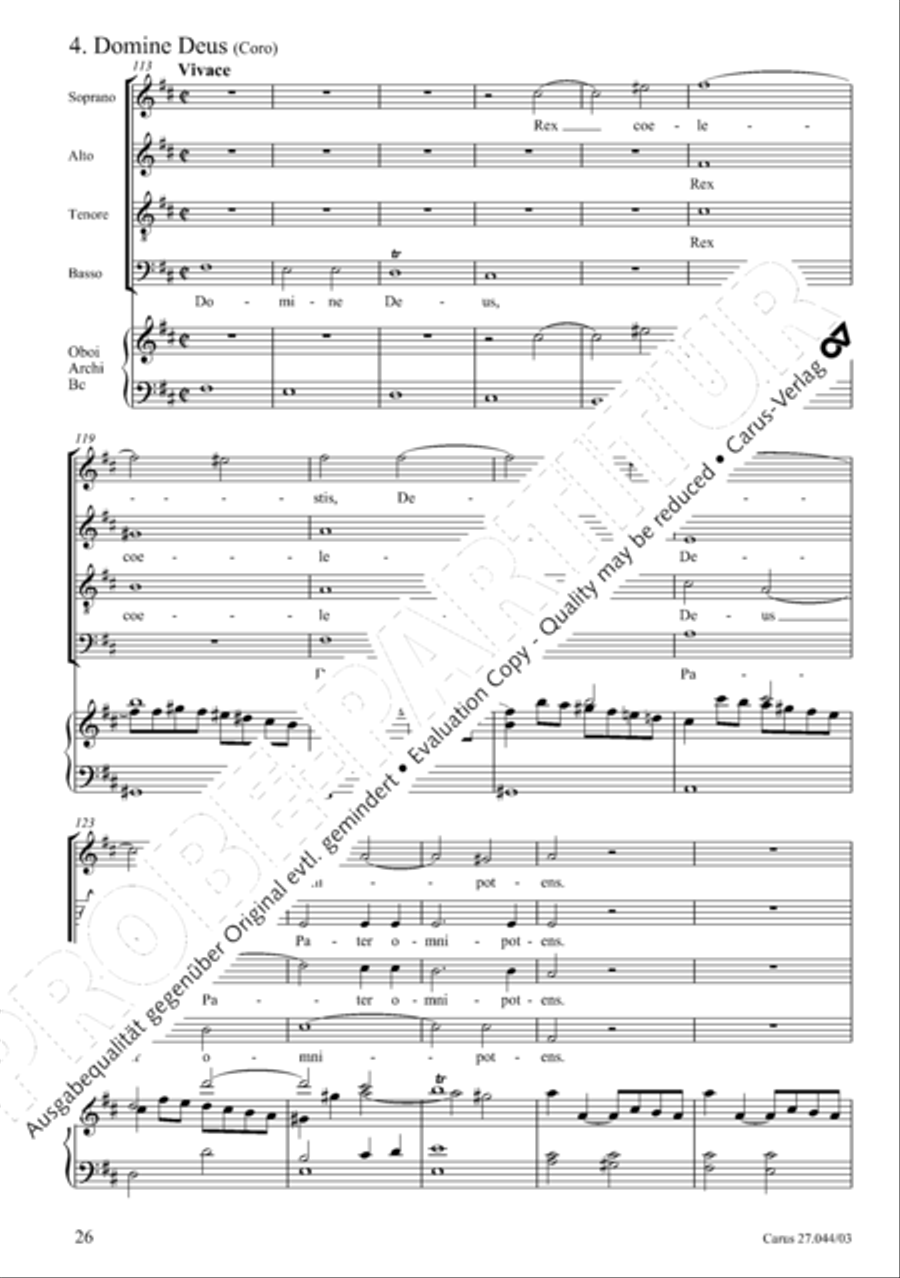 Messa per il Santissimo Natale 4-Part scores gallery preview page 27