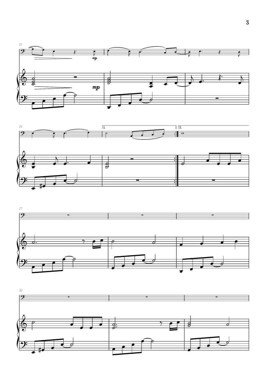 Mary, Did You Know? Piano scores gallery preview page 3