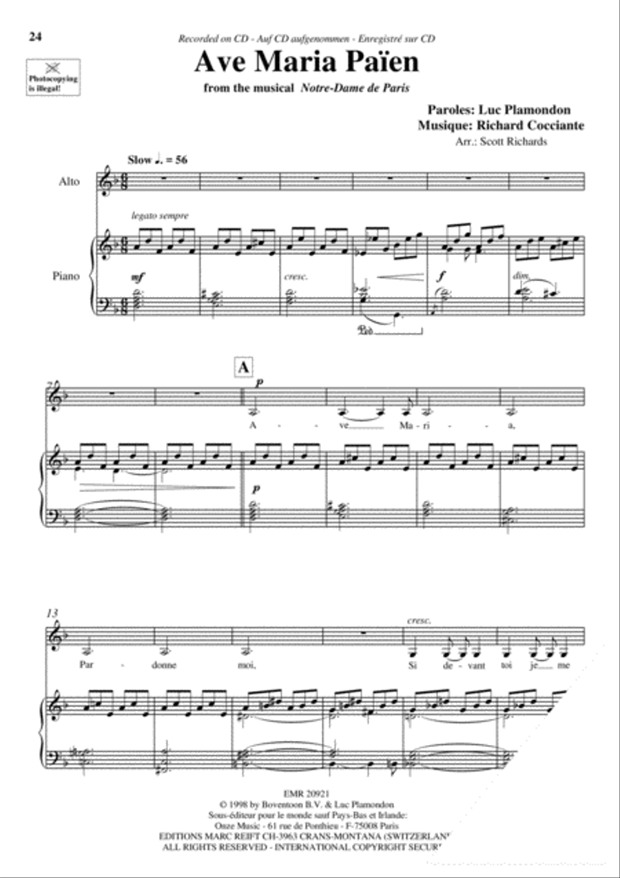 100 Ave Maria Volume 8 Alto Voice scores gallery preview page 11