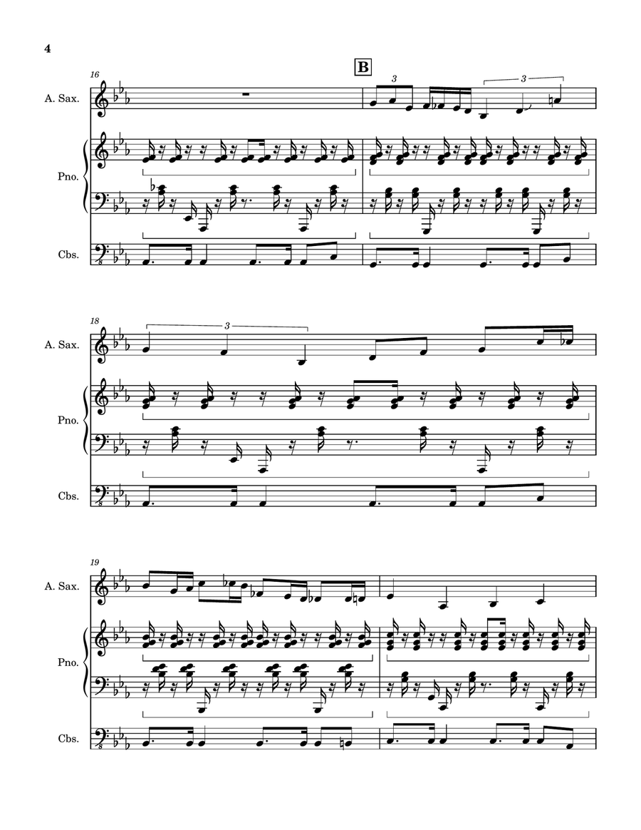 Letter Sound, Op. 16 Letter Sound, Op. 16 Jazz Ensemble scores gallery preview page 4