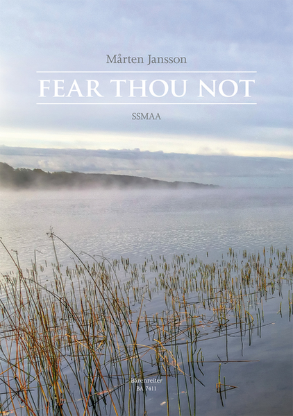 Fear Thou Not by Marten Jansson A Cappella - Sheet Music