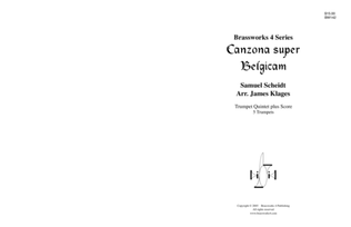 Book cover for Canzon super Belgicam