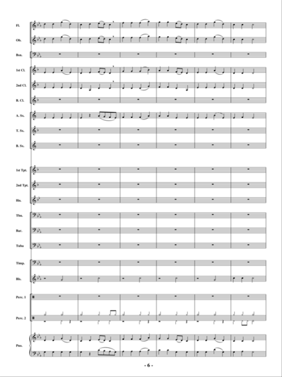 Hanukkah Dance (Sevivon) Concert Band scores gallery preview page 5