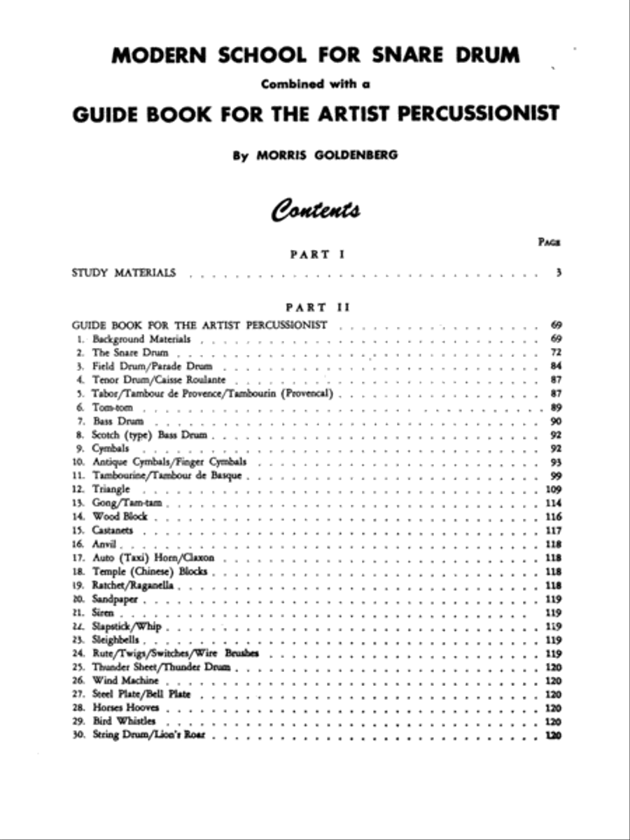 Modern School for Snare Drum Percussion scores gallery preview page 2