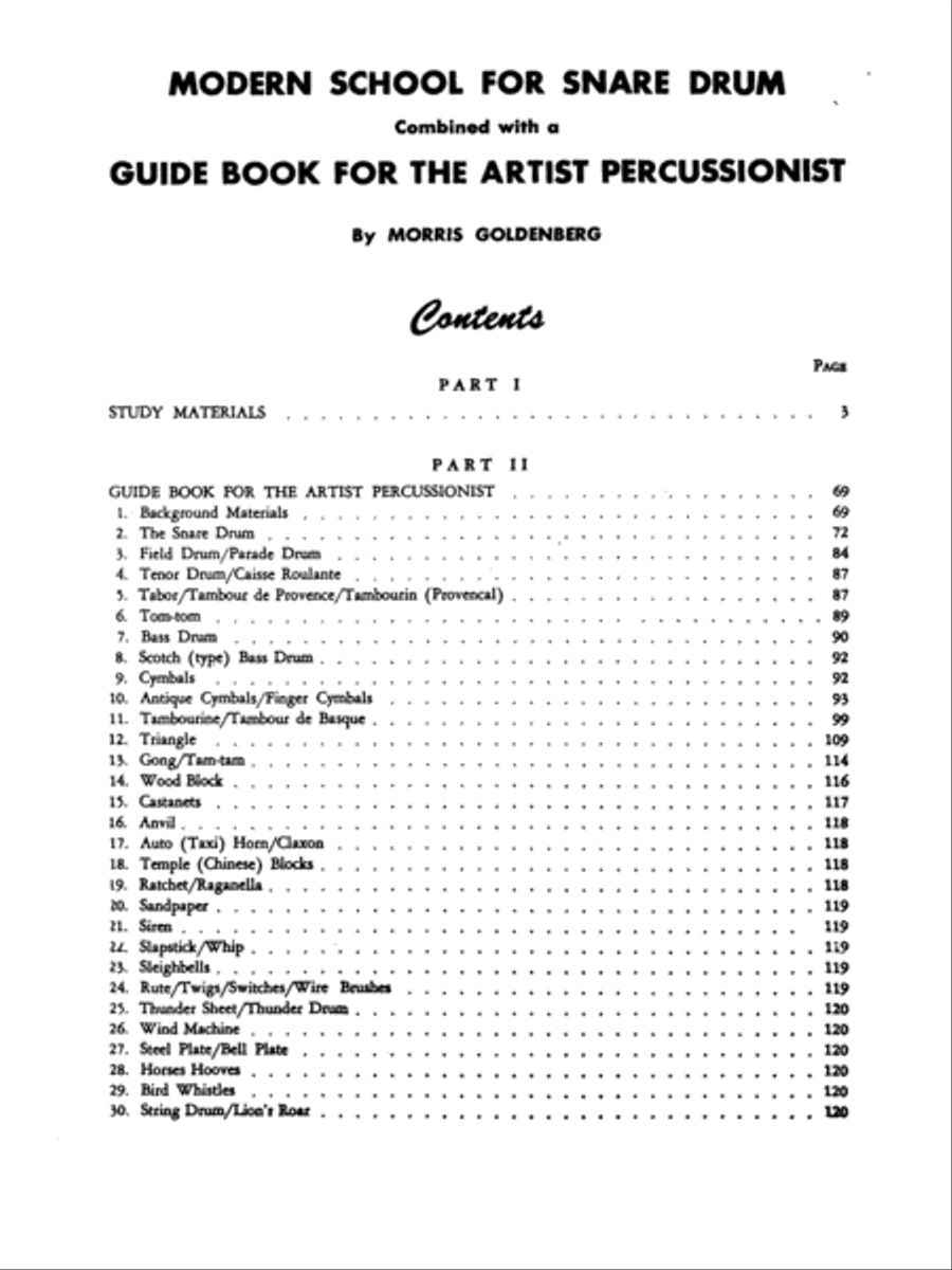 Modern School for Snare Drum