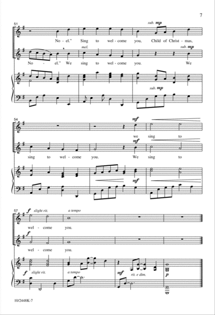 Child of Christmas Child of Christmas 2-Part scores gallery preview page 7