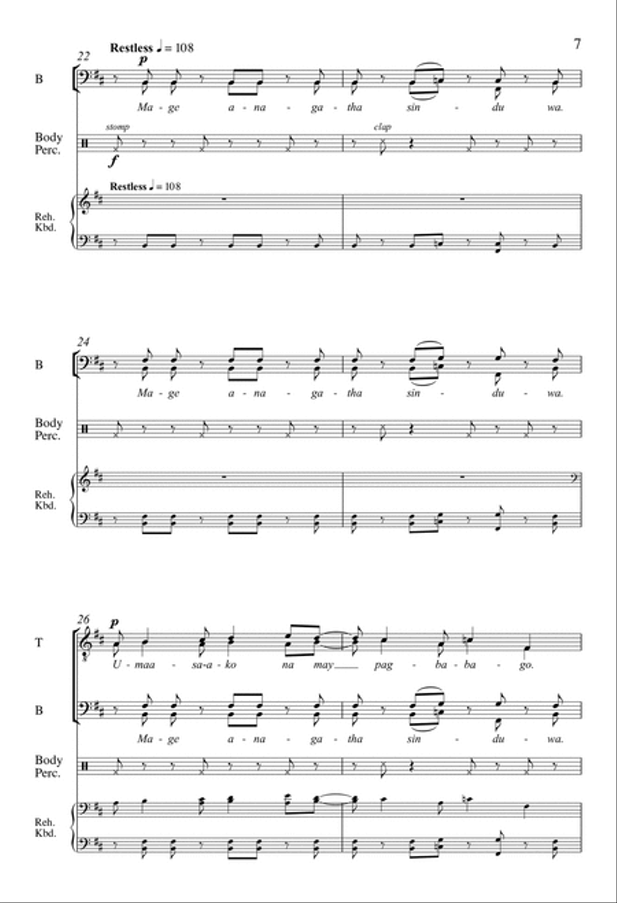 America Will Be! Divisi scores gallery preview page 6
