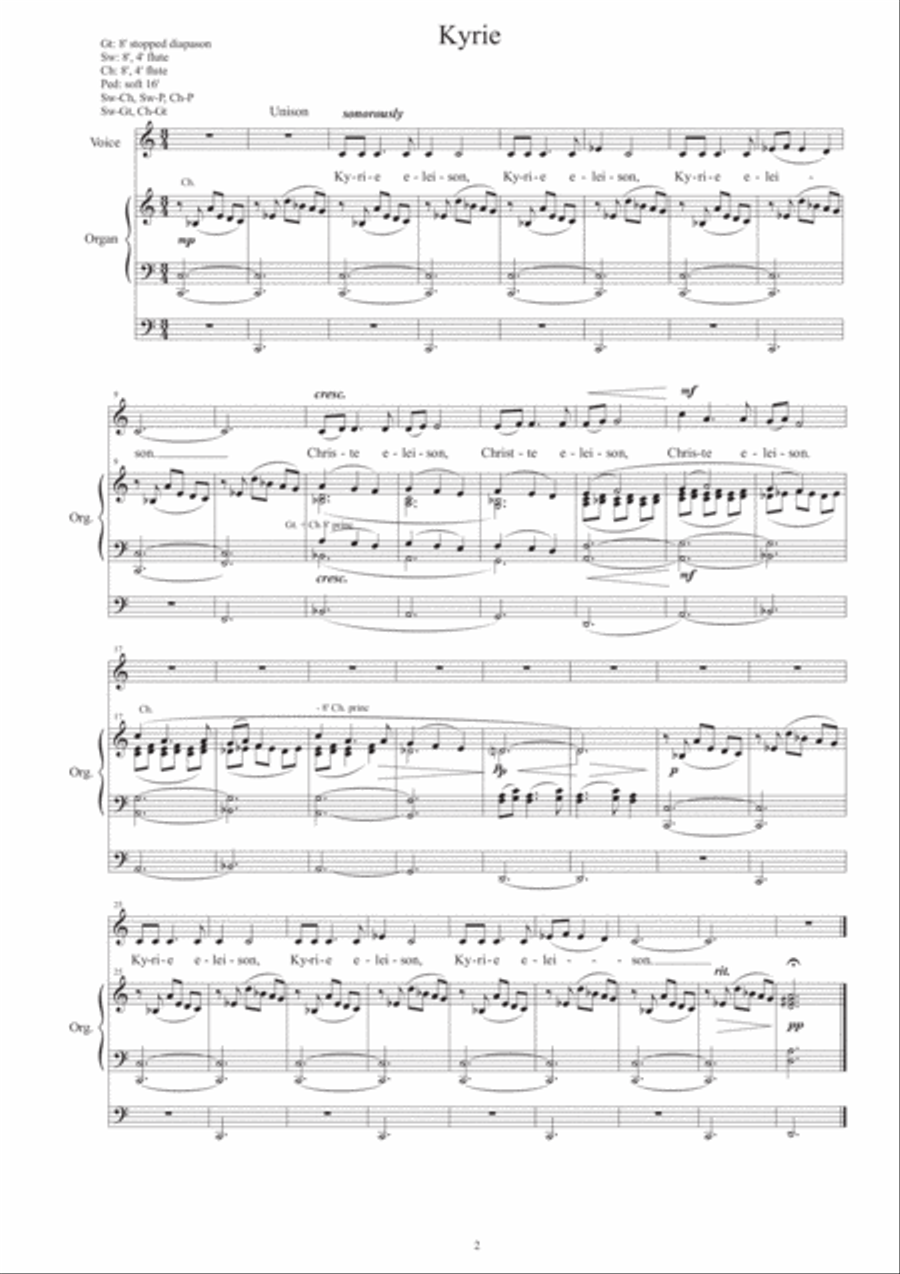 Newcastle Mass 3-Part scores gallery preview page 3