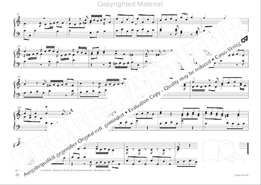 Organo pleno. Orgelstucke zum Ein- und Auszug Organ Solo scores gallery preview page 28