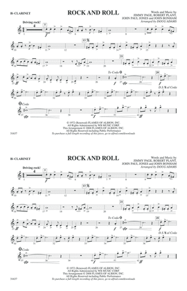 Rock and Roll: 1st B-flat Clarinet