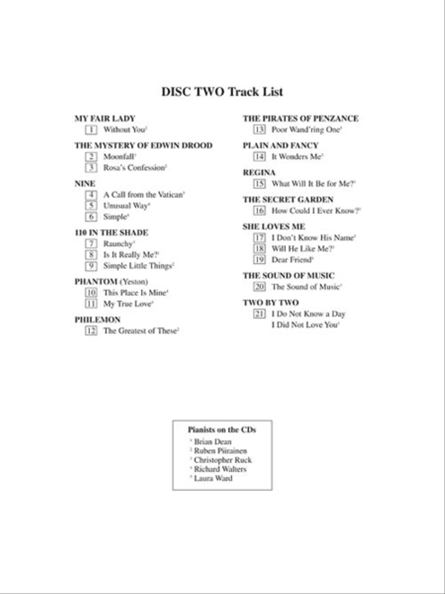 The Singer's Musical Theatre Anthology – Volume 2, Revised Soprano Voice scores gallery preview page 4